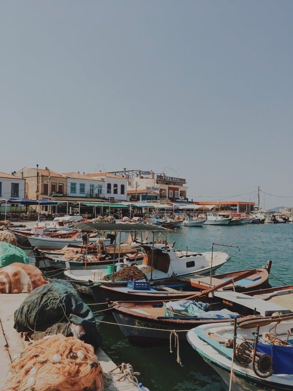 The harbour at Urla İskele